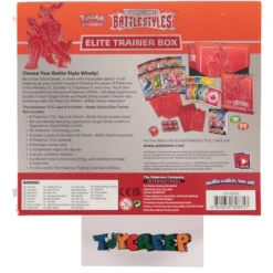 Pokemon Tcg Sword Shield Battle Styles Elite Trainer Box Red