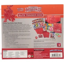 Pokemon Tcg Sword Shield Battle Styles Elite Trainer Box Red