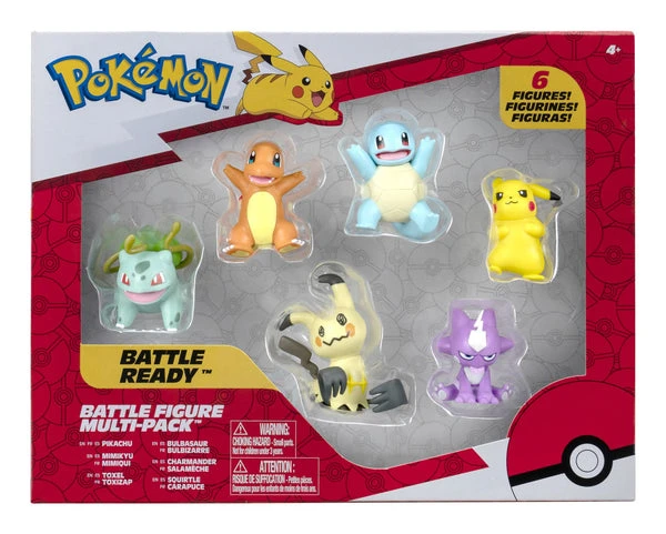Pokemon 6 Battle Figure Multipack - Mimikyu