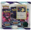 Pokemon Tcg Sword Shield Chilling Reign Triple Booster Blister Pack Snorlax