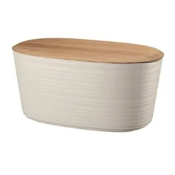 Guzzini Bread Bin With Bamboo Breadboard Lid