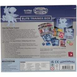 Pokemon Blue Chilling Reign Tcg Sword Shield Elite Trainer Box