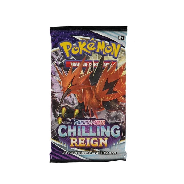 Pokemon Tcg Sword Shield Chilling Reign Foil Booster Pack 1 Pack