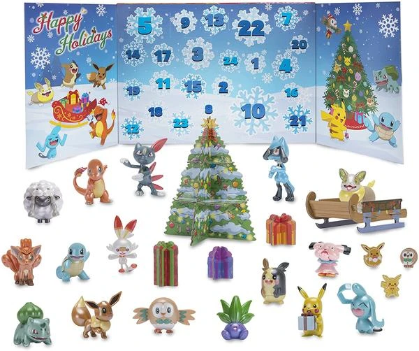 Pokemon Christmas Holiday Advent Calender 2021