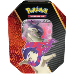 Pokemon Tcg Divergent Powers Tin - Hisuian Typhlosion V
