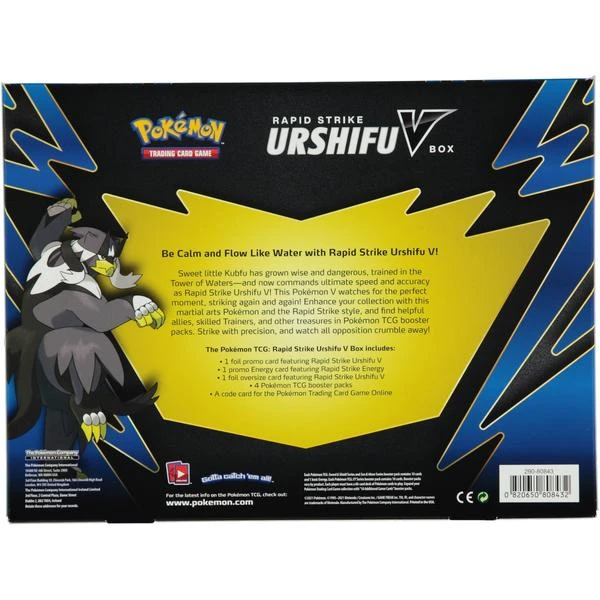 Pokemon Tcg Sword Shield Battle Styles Urshifu V Collection Box Rapid Strike