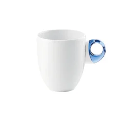 Guzzini Mediterranean Blue Acrylic and Porcelain Mug Feeling