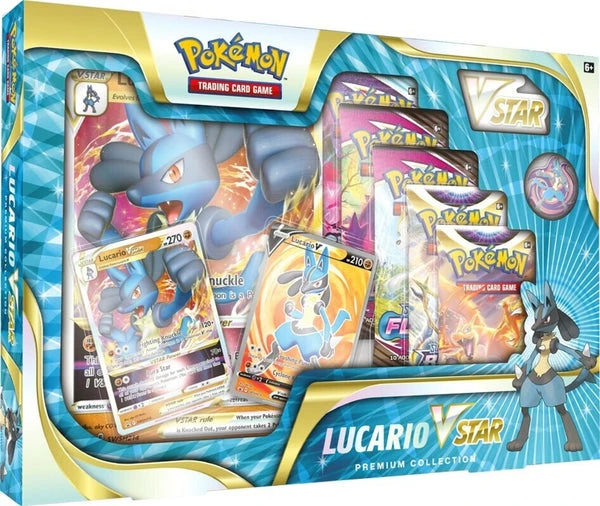 Pokemon Tcg Lucario Vstar Premium Collection Box