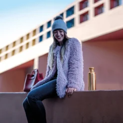 Guzzini 500ml Polished Copper Finish On The Go Energy Thermal Bottle