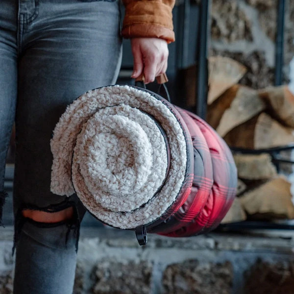 Rumpl Sherpa Puffy Blanket Ombre Plaid