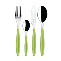Guzzini 24 Piece Apple Green Feeling Cutlery Set